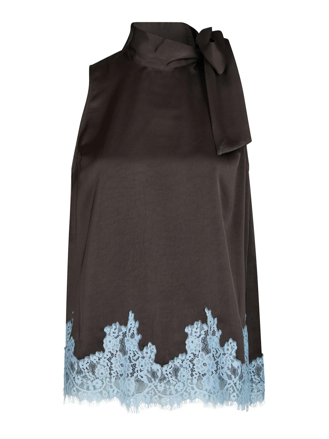 Lorenz blondetop - mørkebrun